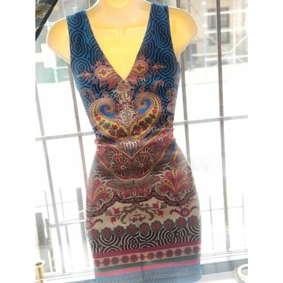 Colorful bebe dress  - Picture 3 of 8